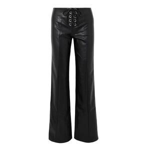 Rotate Birger Christensen Lace Up Black Aldatie Size 12 Pants